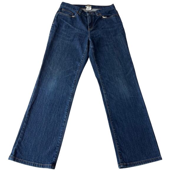 L.L. Bean Vintage Blue Jeans women’s size 8 petite - Picture 2 of 8